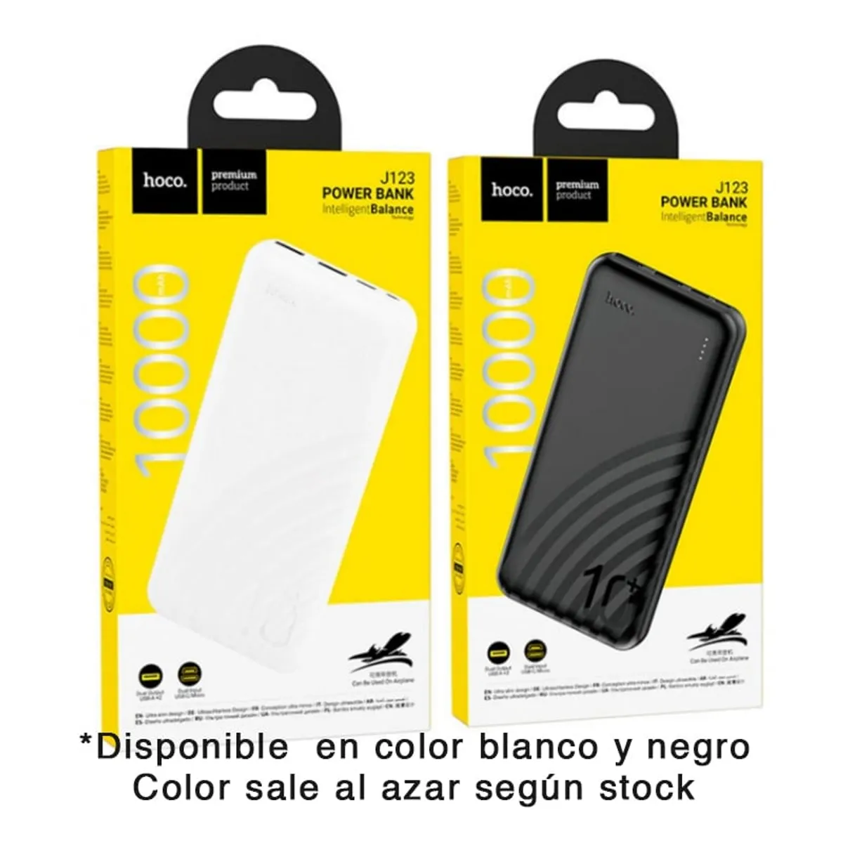 HOCO - Power bank Carga Rápida Hoco 10000 mAh USB portatil original