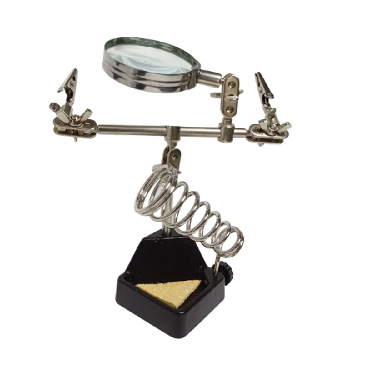 TAKEMA - Soporte para Cautín con Lupa y Pinzas ZD-10G TAKEMA