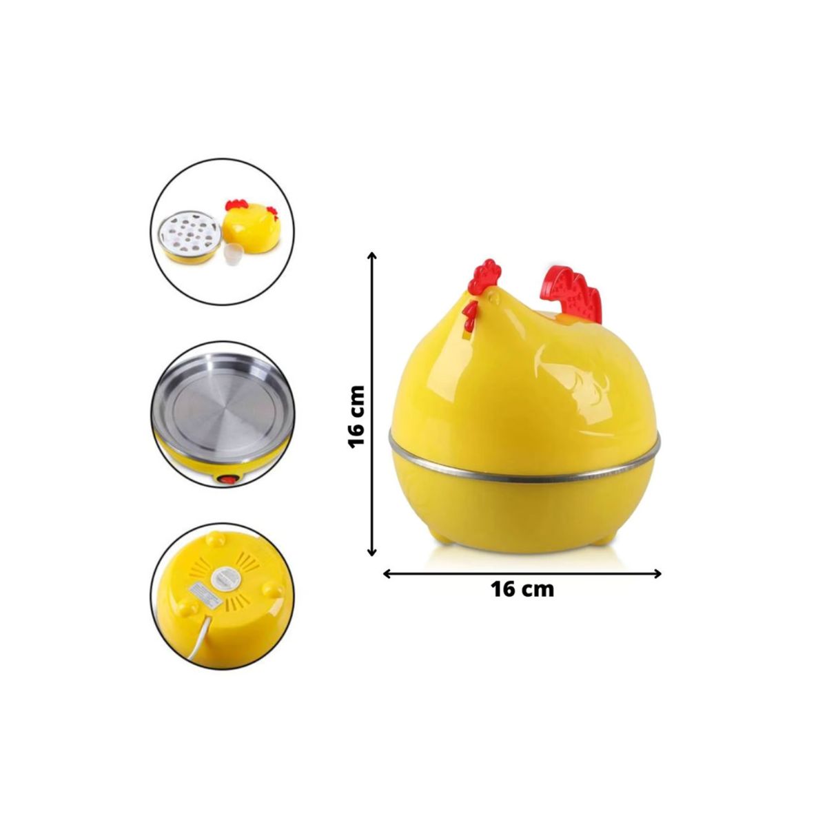 GENERICO - Hervidor de Huevos Eléctrico - Gallinita