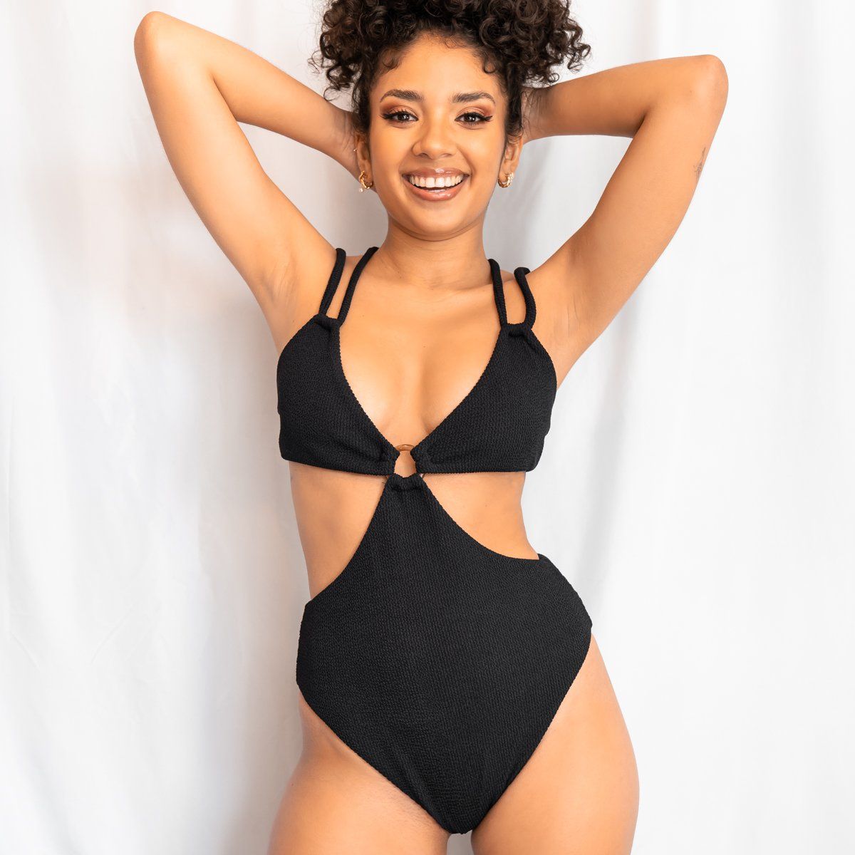 DONNA FELIPA - TRAJE DE BAÑO TANKINI DONATA COLOR NEGRO -  DONNA FELIPA