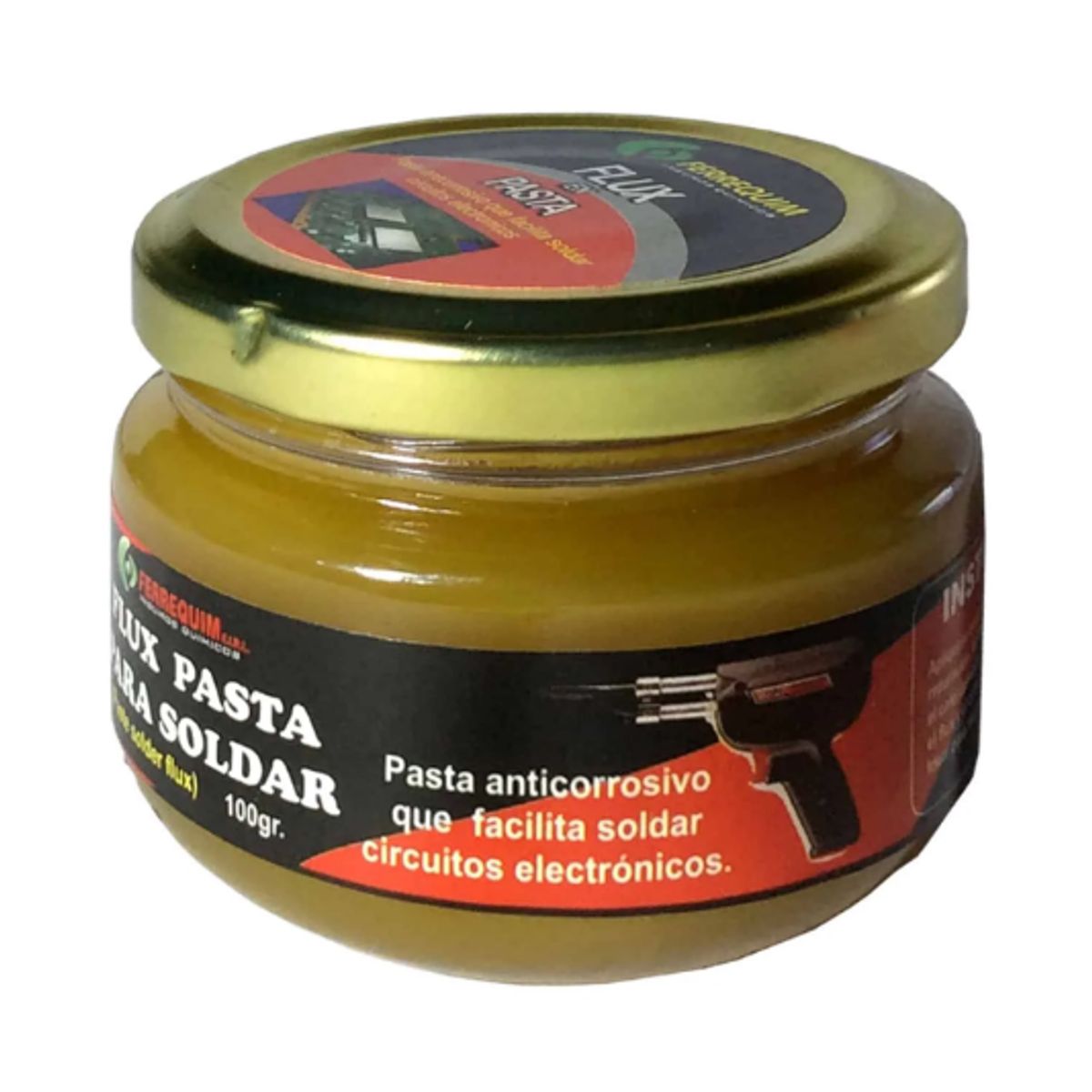 GENERICO - Flux en Pasta para Soldar 100g FLUXP-100V FERREQUIM