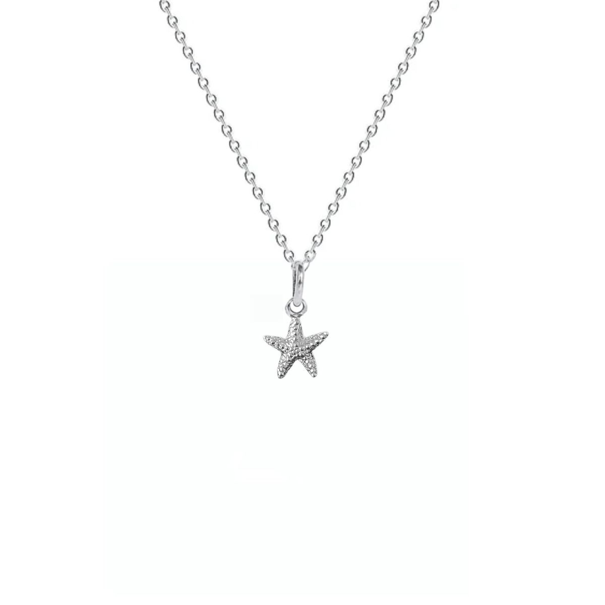 GENERICO - Collar Mujer Estrella Mar Joya Regalo Niña Plata 925