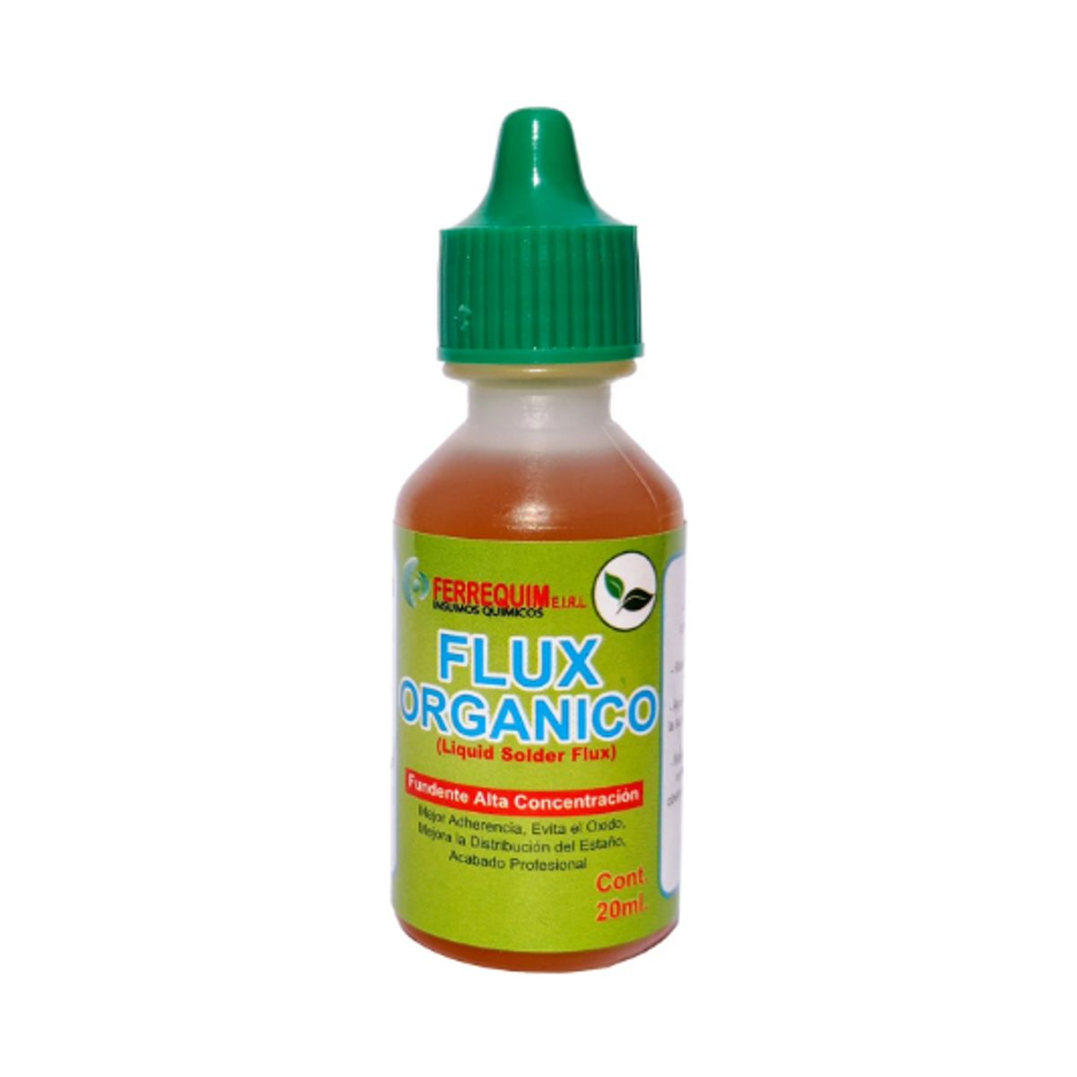 GENERICO - Flux Líquido Orgánico para Soldar 20ml FLUX-ORG-20ML FERREQUIM