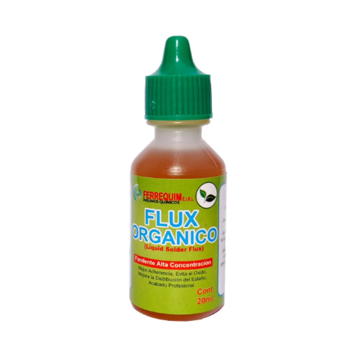GENERICO - Flux Líquido Orgánico para Soldar 20ml FLUX-ORG-20ML FERREQUIM