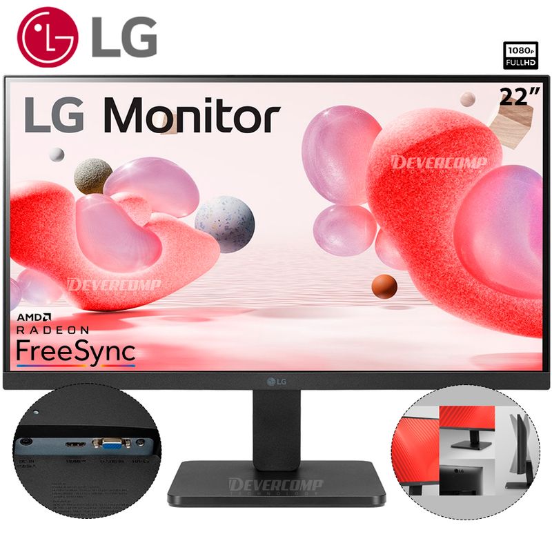 LG - Monitor LG 22MR410-B 22" Full HD 100 Hz HDMI / VGA