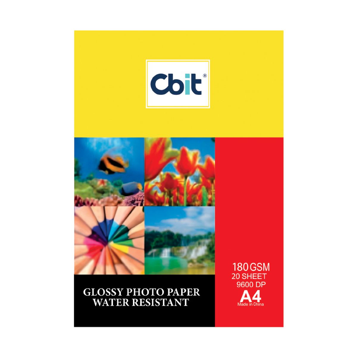 GENERICO - Pack Papel Fotográfico A4 CBIT 20h 180g Brillante y Mate