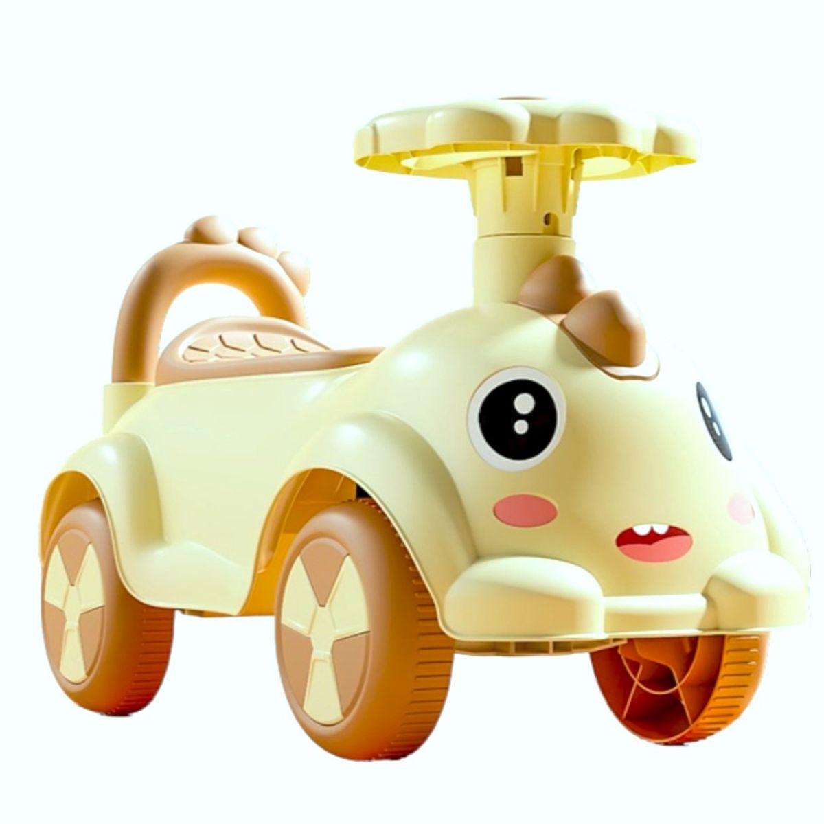 GENERICO - Carrito Dino Verde con luces y sonido Buggy correpasillos