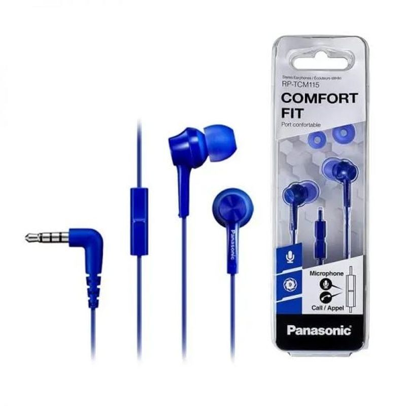 PANASONIC - Audífonos in Ear Panasonic RP-TCM115 Azul