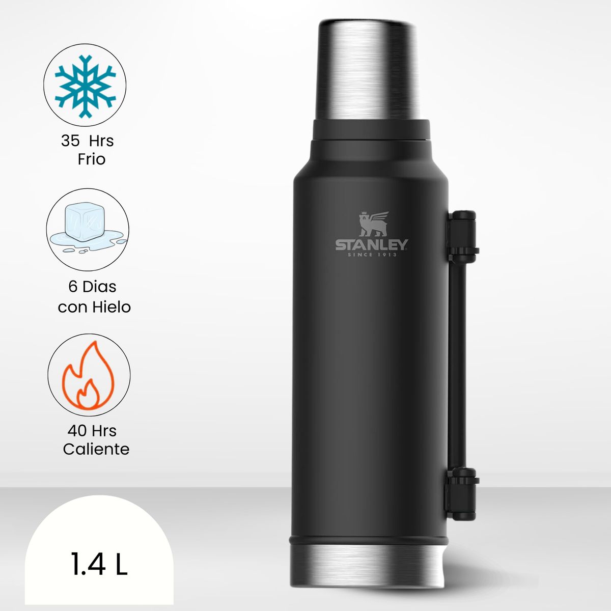 STANLEY - Termo de Bebida Stanley Classic Negro 14l