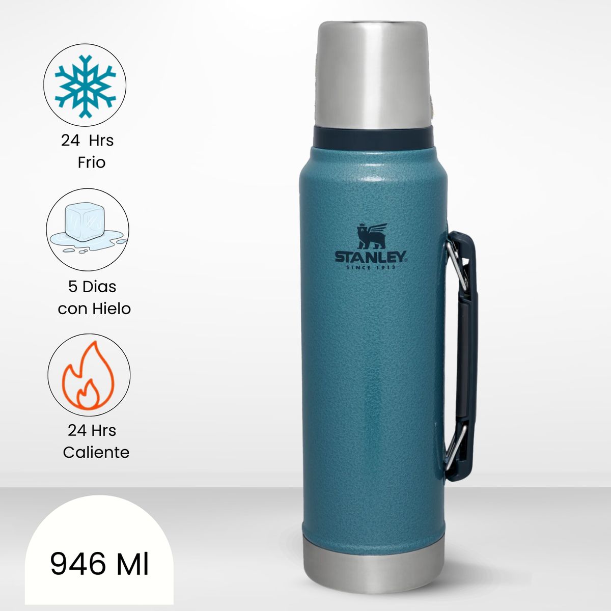 STANLEY - Termo de Bebida Stanley Classic Azul Lake 946ml