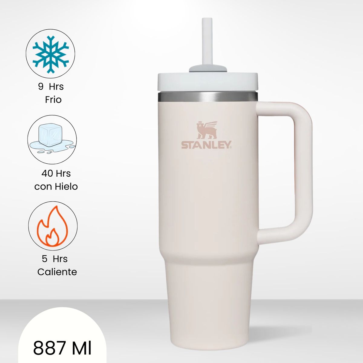 STANLEY - Quencher H2.0 Adventure Rose Quartz Stanley 887ml