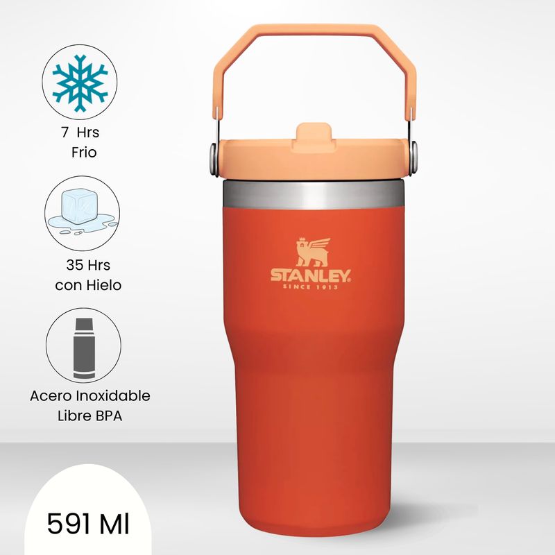 STANLEY - Flip Straw Tumbler Tigerlily Stanley 591ml