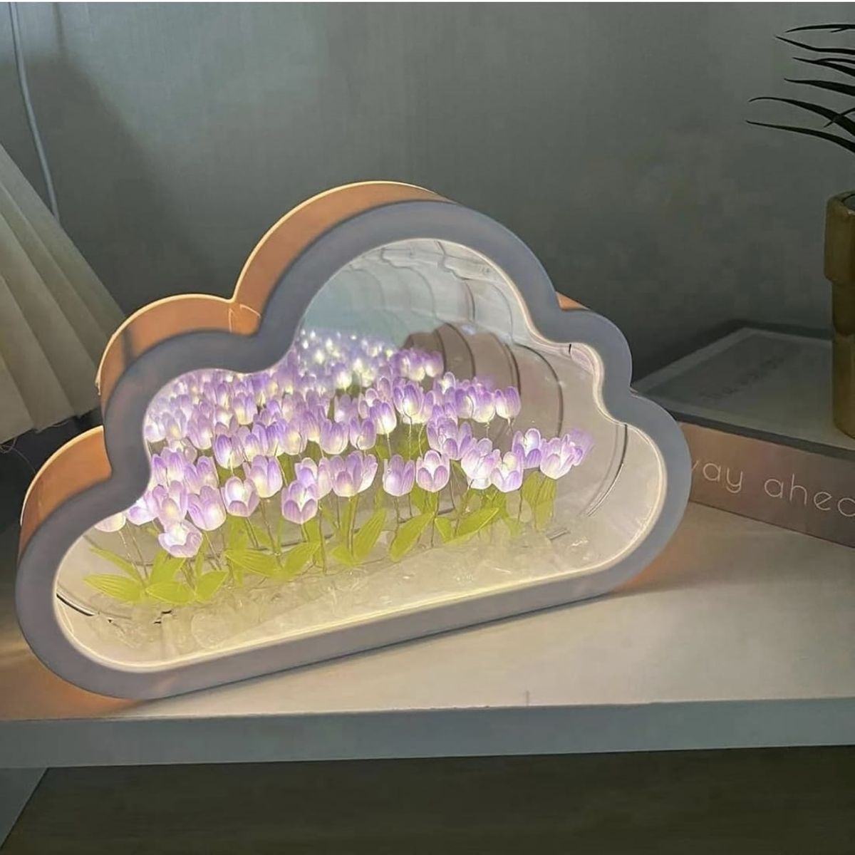 GENERICO - Lámpara de Tulipán de Espejo de Nube