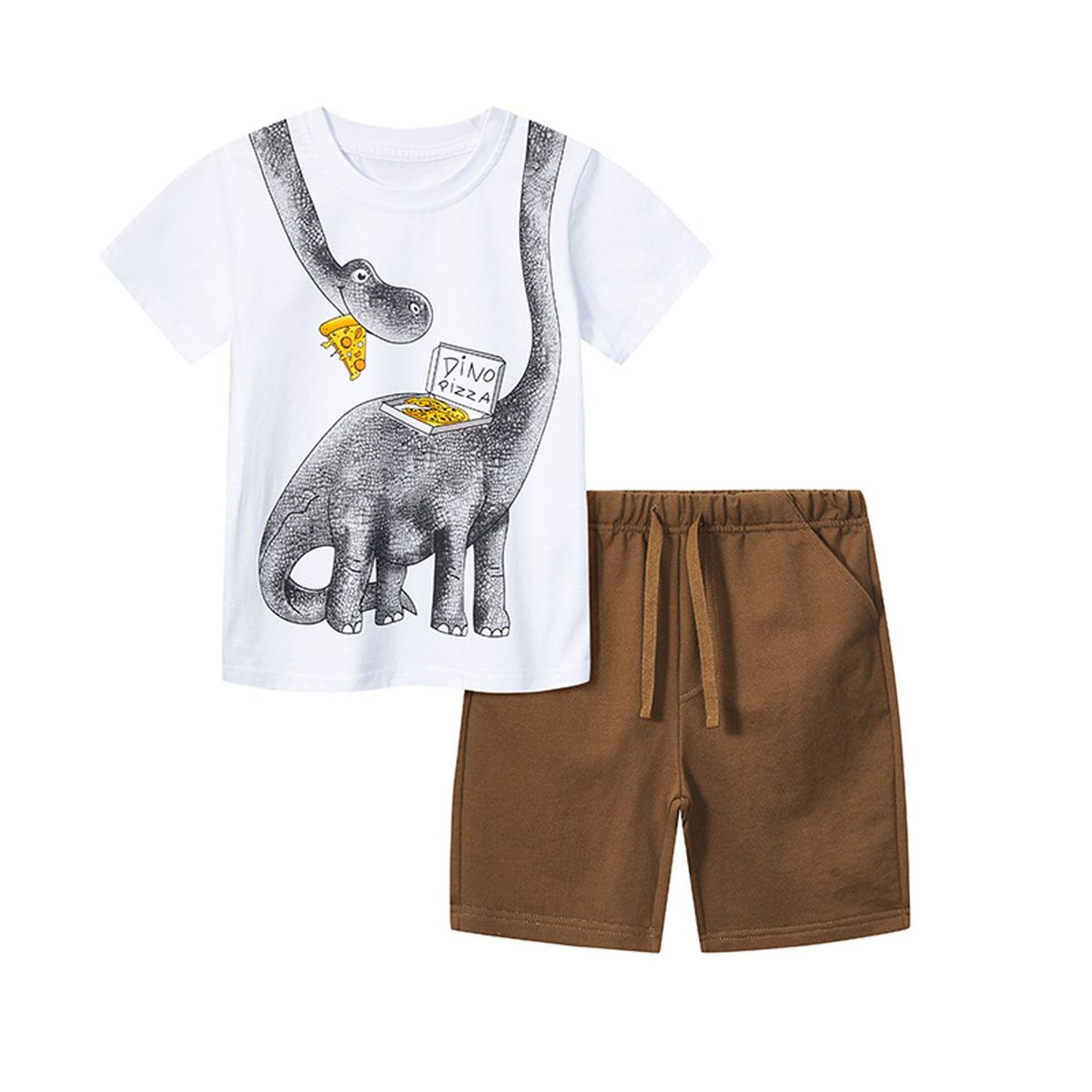 DENISASAA - Traje de dos piezas de moda de verano de manga corta para niño