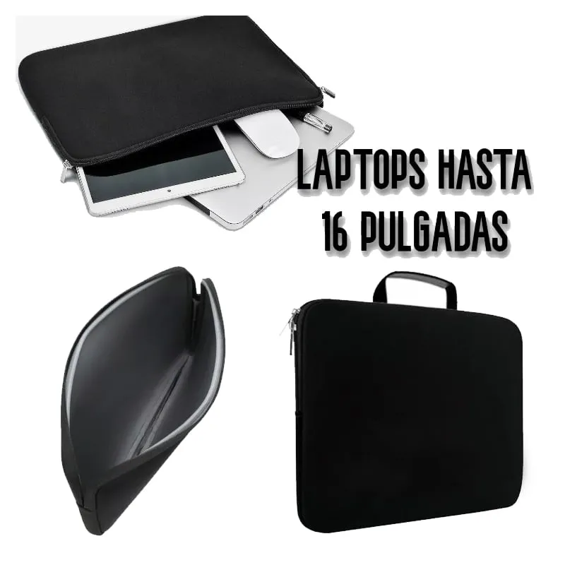 GENERICO - Funda Estuche para Laptop Maletin de 15.6 a 16 Pulgadas Bolso asa