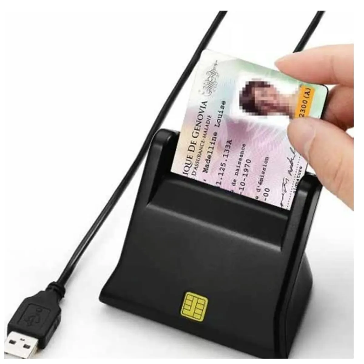 GENERICO - Lector de Dni Electrónico Smart Card Firma Digital