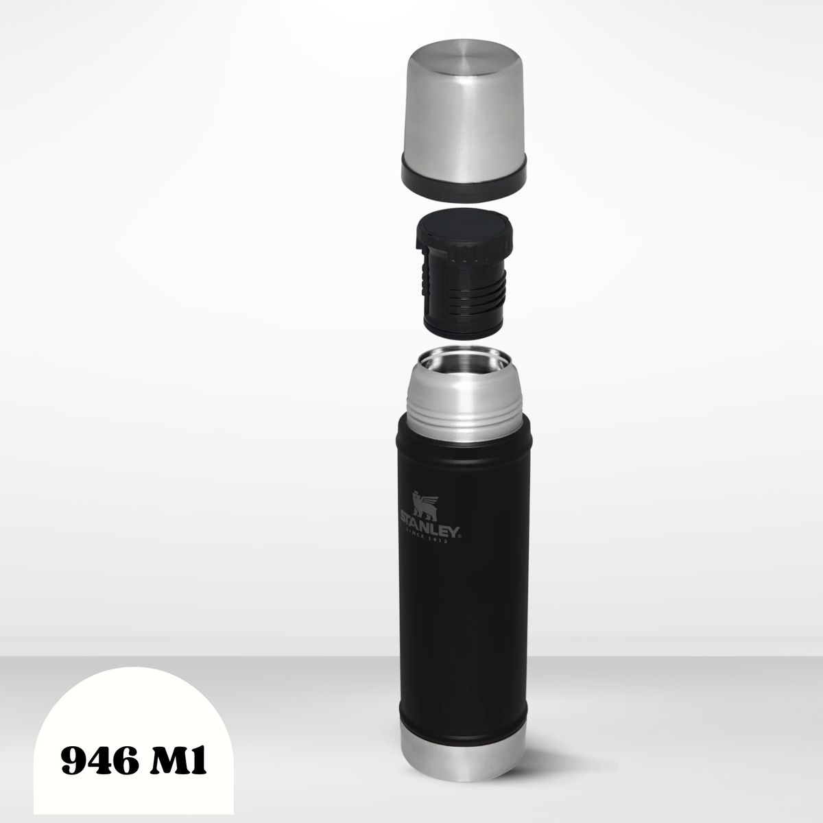 STANLEY - Termo de Bebida Stanley Classic Negro 591ml