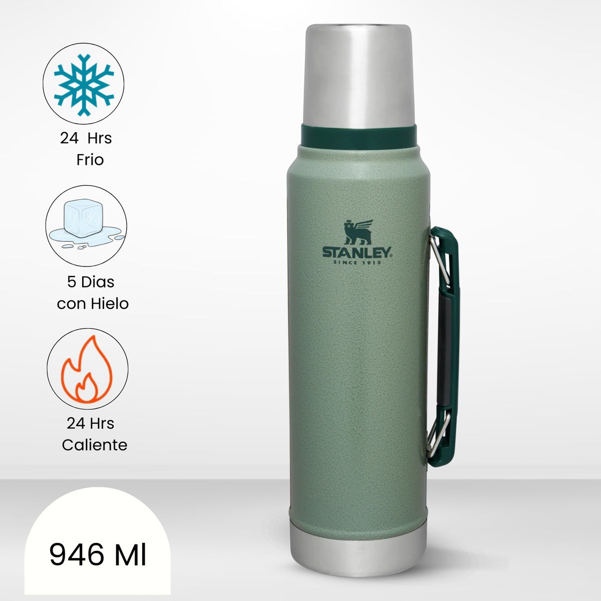 STANLEY - Termo de Bebida Stanley Classic Verde 946ml