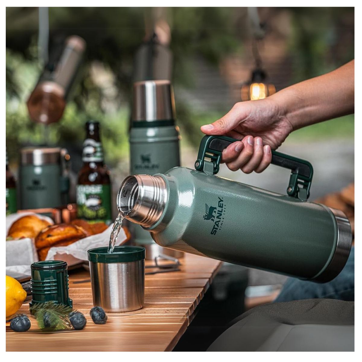 STANLEY - Combo Stanley Termo Classic 1.4l + Matero 236ml + Bombilla Verde