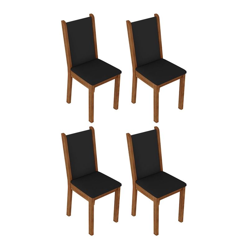 MADESA - Kit 4 Sillas de Comedor Madesa 4291