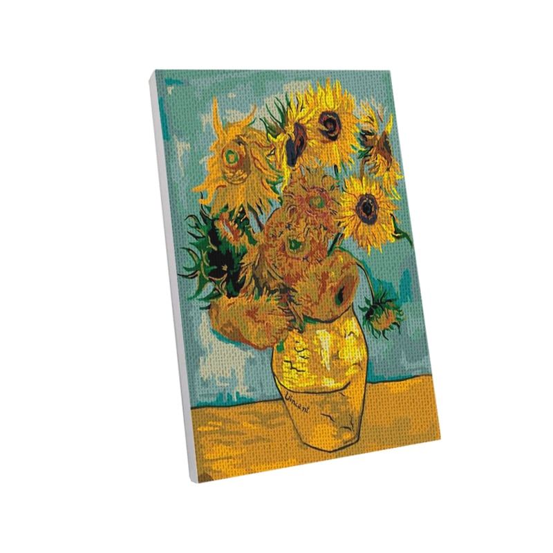 MAKA - PINTURA CON NUMEROS SUNFLOWERS 20X30CM MAKA