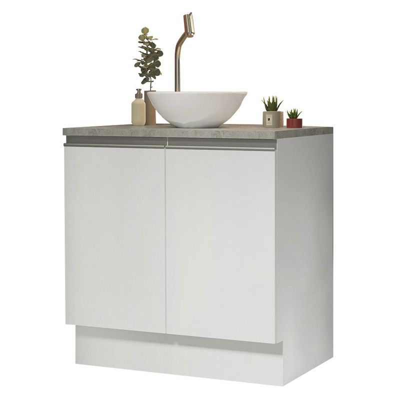 MADESA - Mueble para Baños 80 cm 2 Puertas - Con Encimera