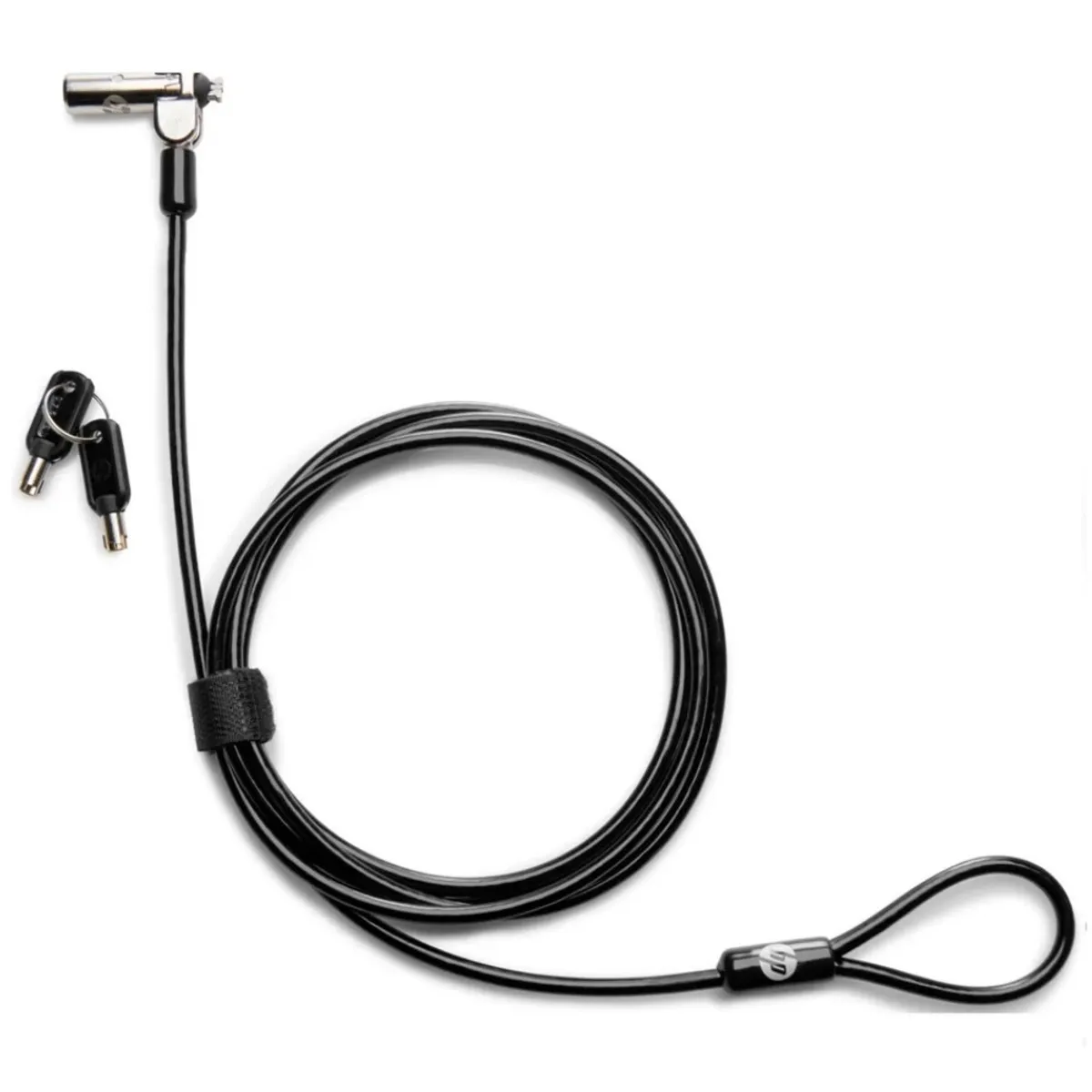 HP - Candado con cable y llave HP Nano Portátil  - 1AJ39AA