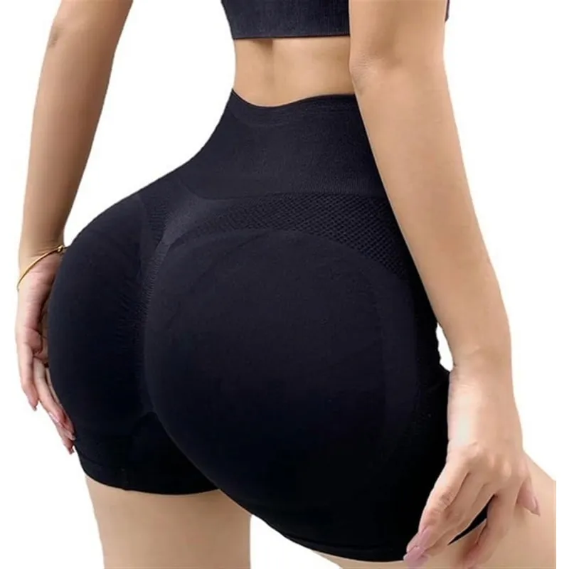 TODO FIT - Short Sacapompis Corto Elástico Talla Única Levanta Gluteos Negro