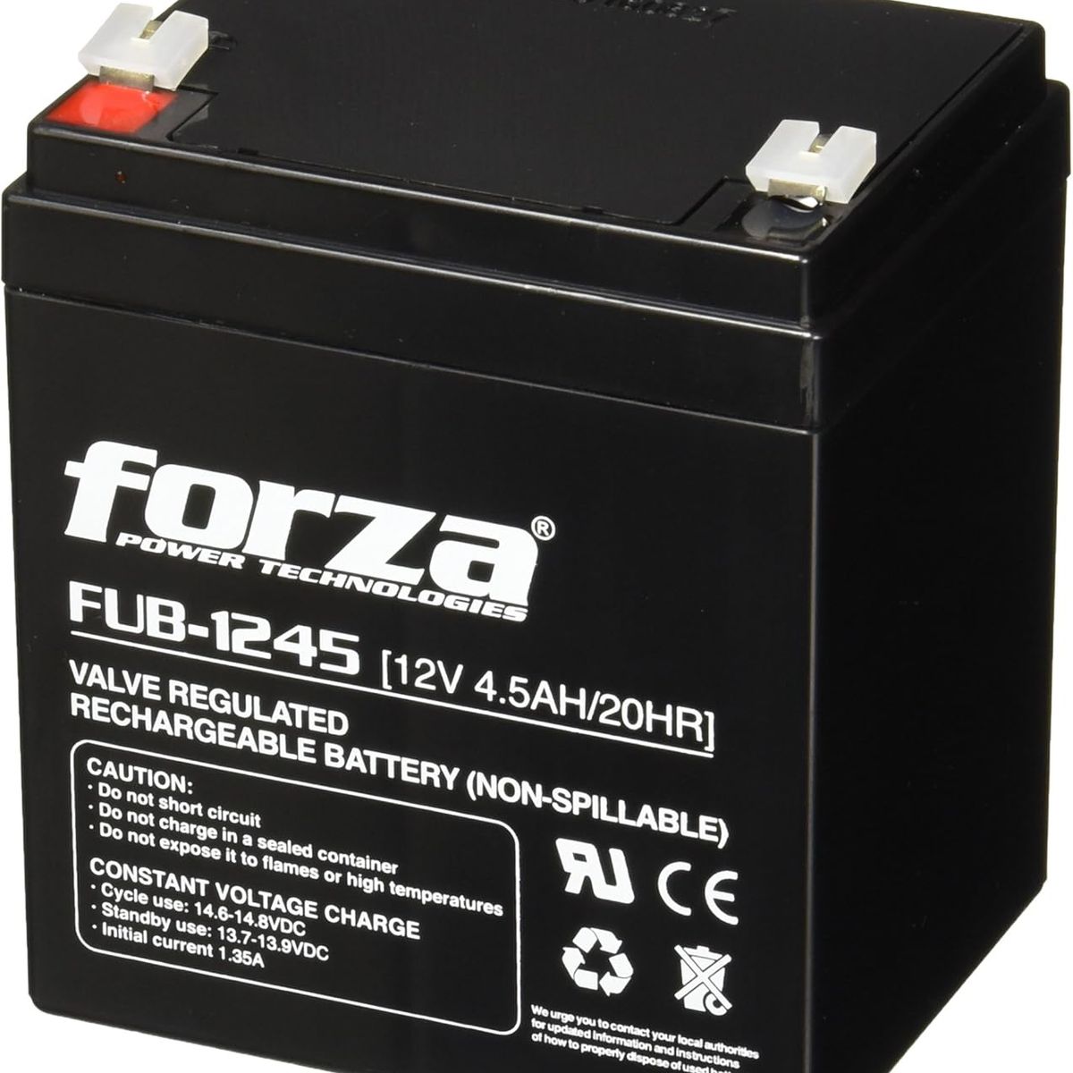 FORZA - Bateria FORZA Plomo Acido 12V 4.5 Ah - FUB-1245