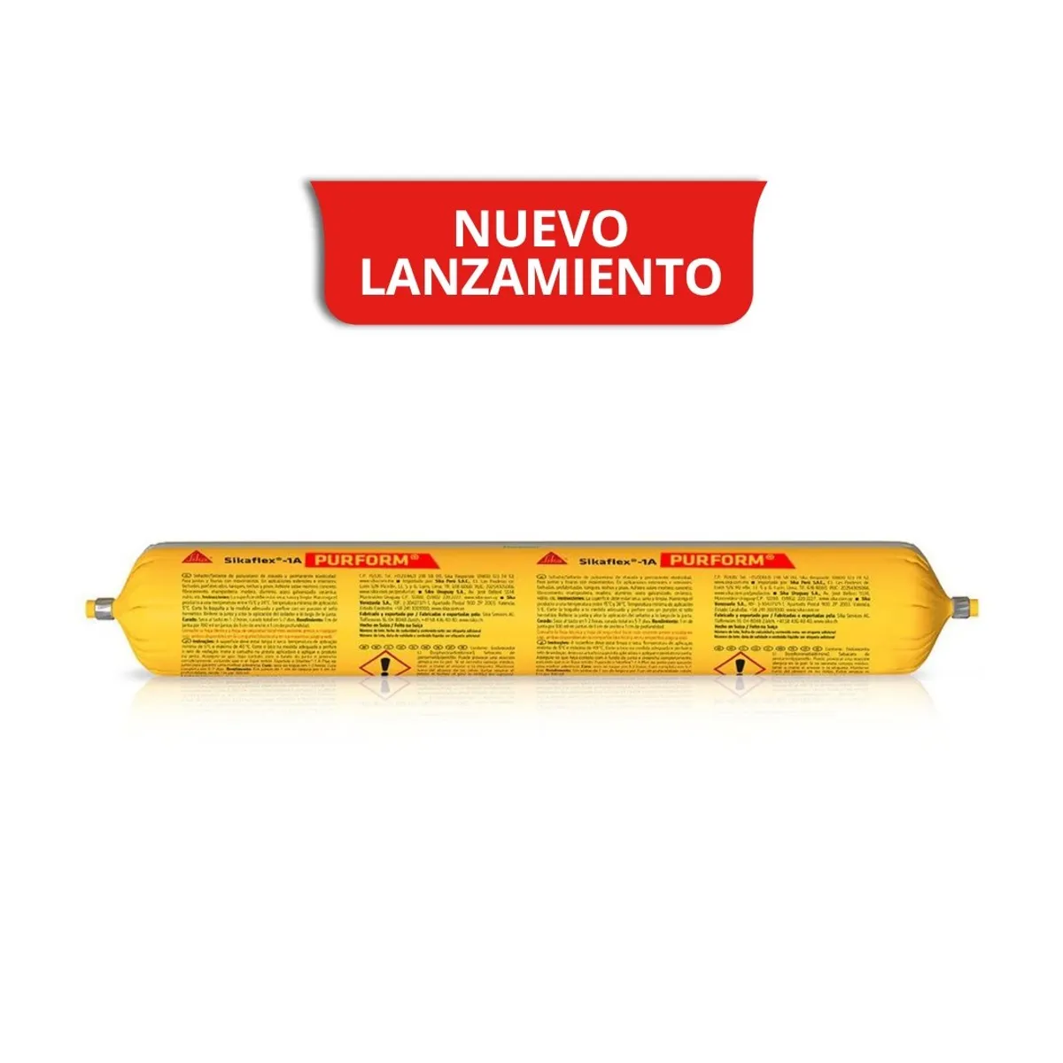 SIKA - Nuevo Sellador elastomérico de juntas Sikaflex 1-A Purform Gris 600ml