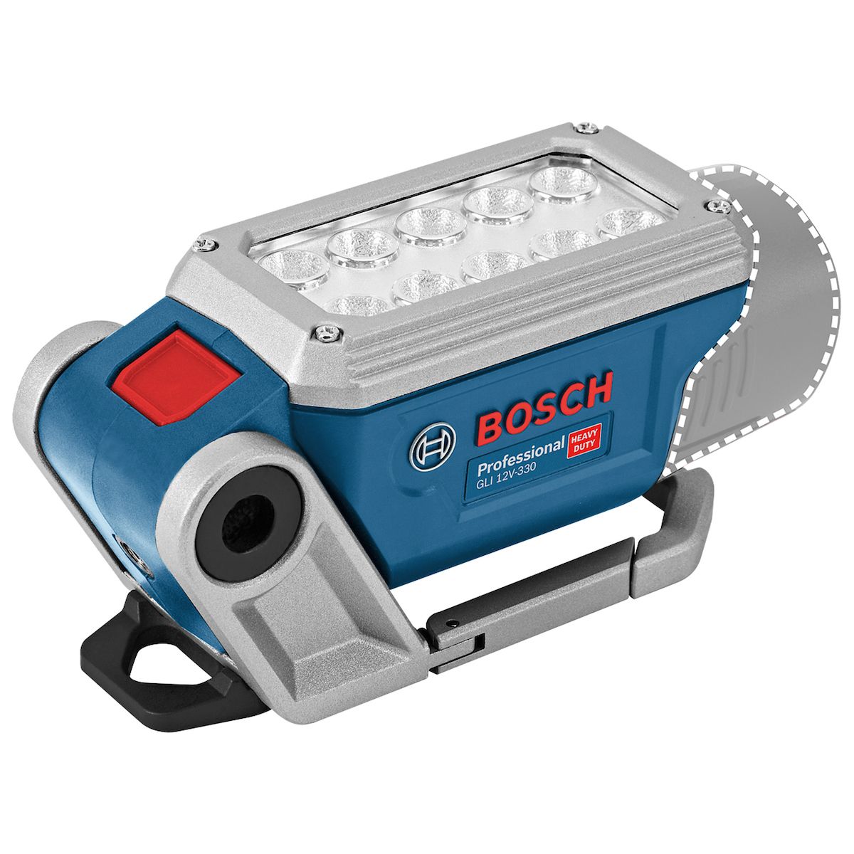 BOSCH - Linterna Inal. GLI 12V-330 con 10 Led´s-330 lúmenes Sin Batería