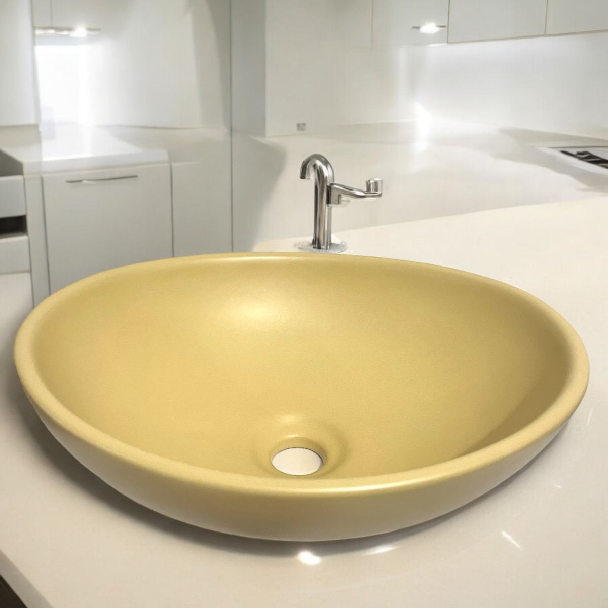 GENERICO - Bowl Ovalado Capuchino Mate