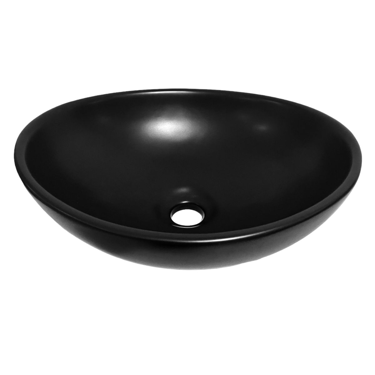 GENERICO - Bowl Ovalado  Negro Mate