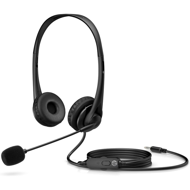 HP - Auricular Diadema HP Estéreo G2 Alámbrico 3.5mm  Micrófono - 428K7AA