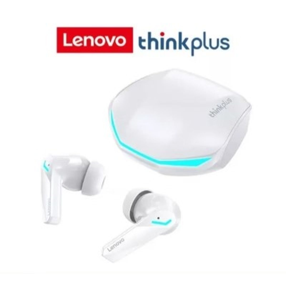 LENOVO - Audifono Bluetooth Lenovo GM2 Pro 5.3 Gamer Blanco