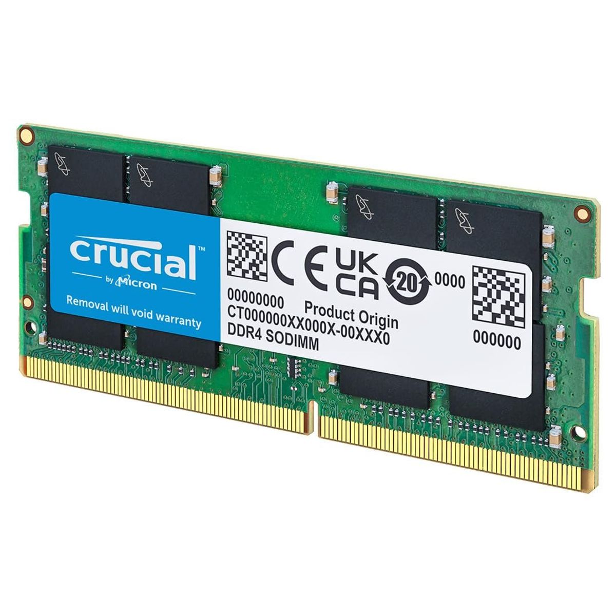 CRUCIAL - Memoria Ram CRUCIAL 32GB DDR4 3200MHz SODIMM - CT32G4SFD832A