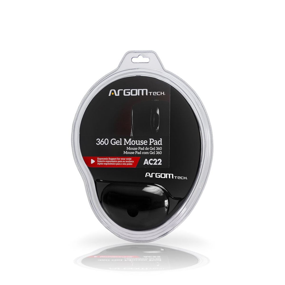 ARGOM TECH - PAD MOUSE CON GEL 360 8.5 x 10 PULGADAS
