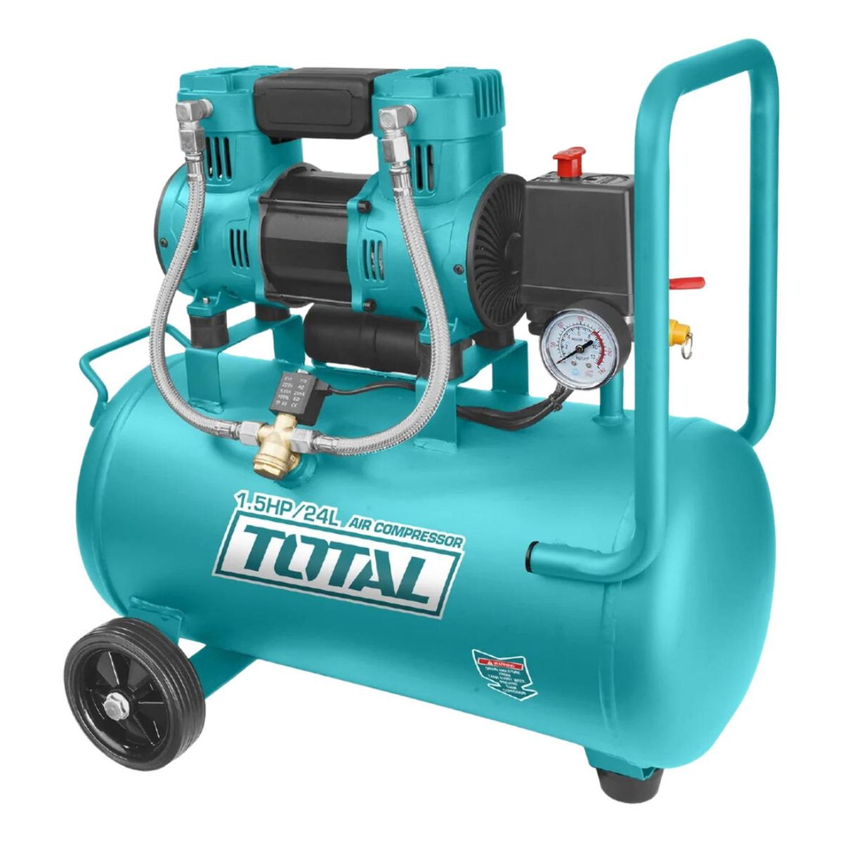 TOTAL - Compresora silenciosa 24 litros Total