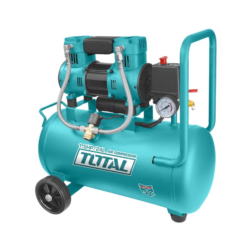 TOTAL TOOLS - Compresora silenciosa 24 litros Total