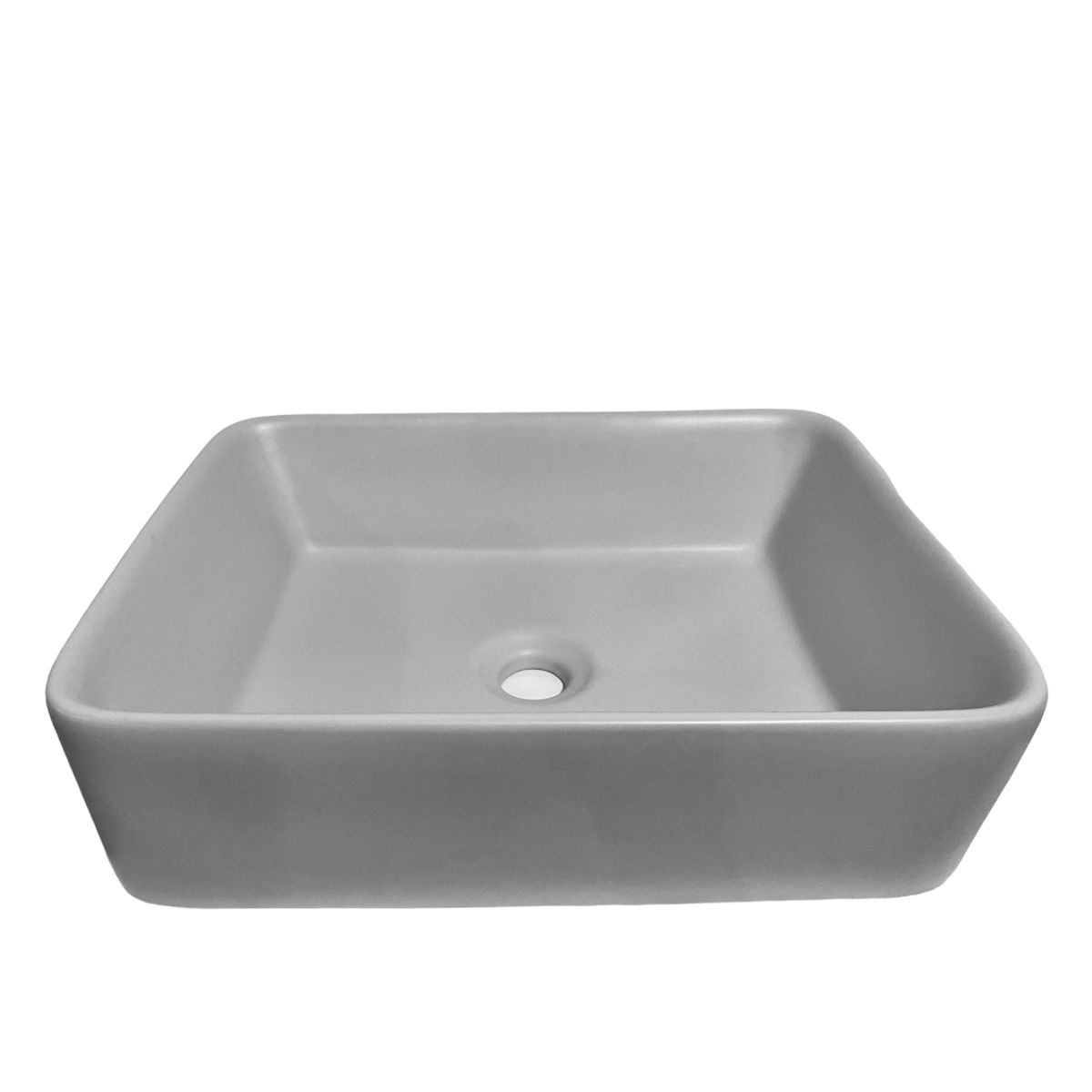 GENERICO - Bowl Rectangular Gris Piedra Mate