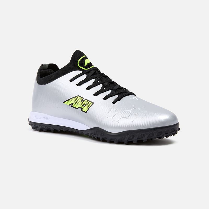 NEW ATHLETIC - Zapatillas New Athletic Football Slabs89 Plateado Con Negro Juvenil