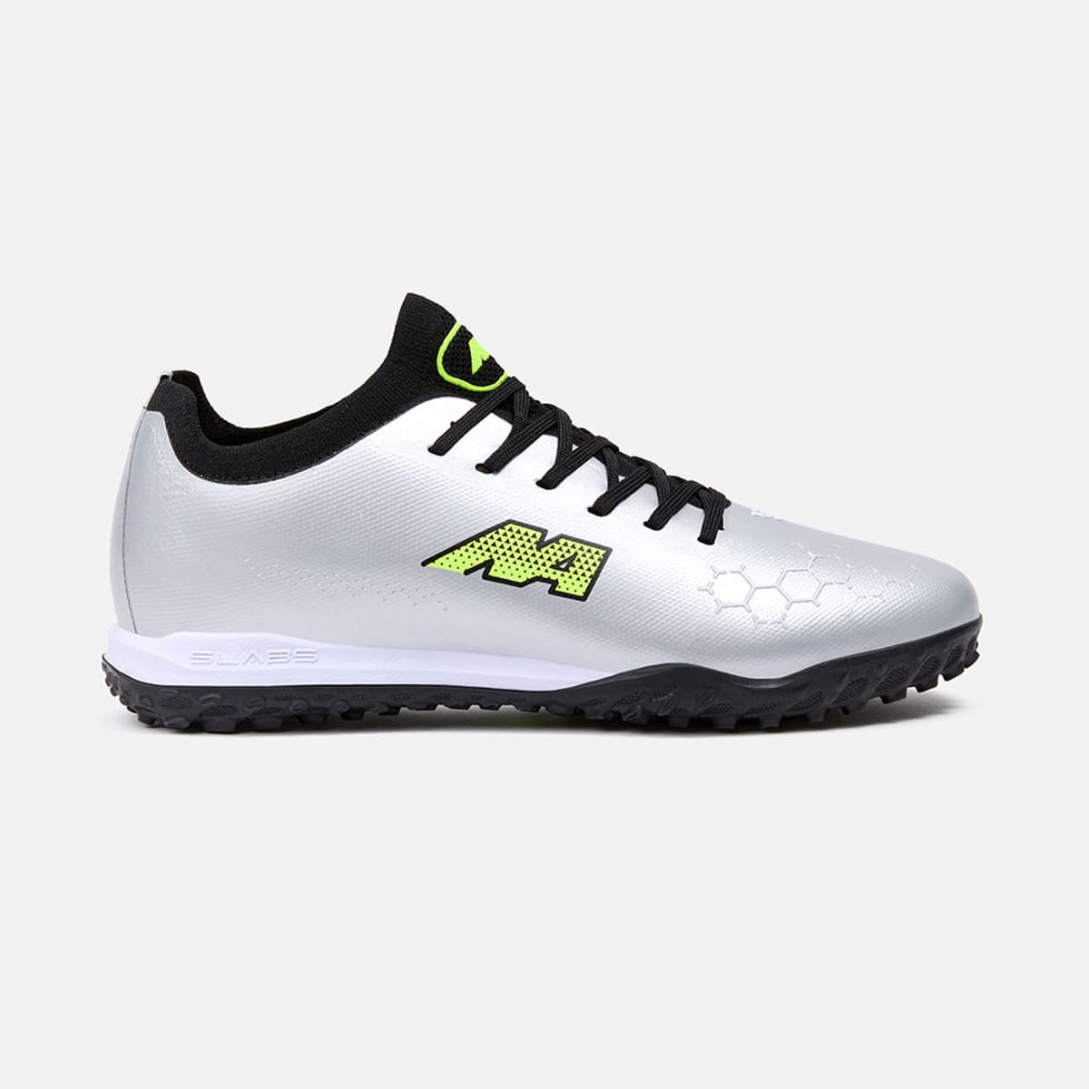 NEW ATHLETIC - Zapatillas New Athletic Football Slabs89 Plateado Con Negro Juvenil