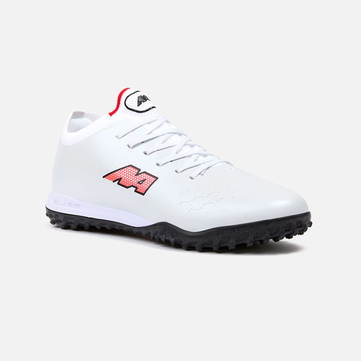 NEW ATHLETIC - Zapatillas New Athletic Football Slabs89 Blanco Con Rojo Juvenil