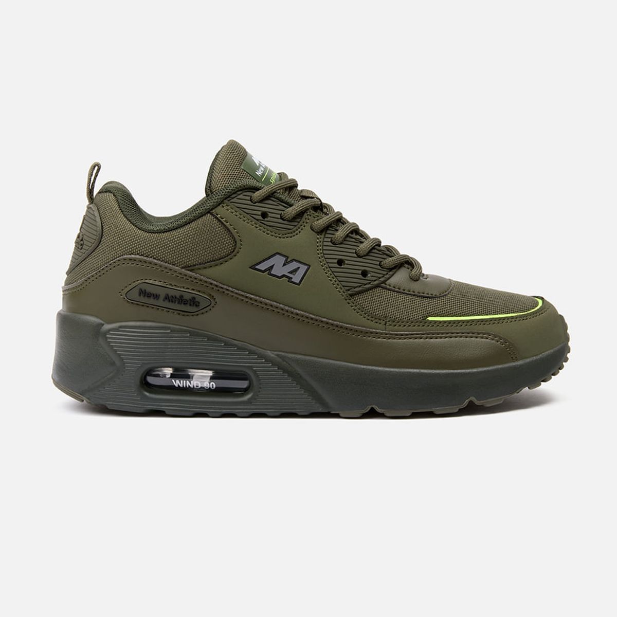 NEW ATHLETIC - Zapatillas New Athletic Lifestyle Windn62 Verde Militar Hombre