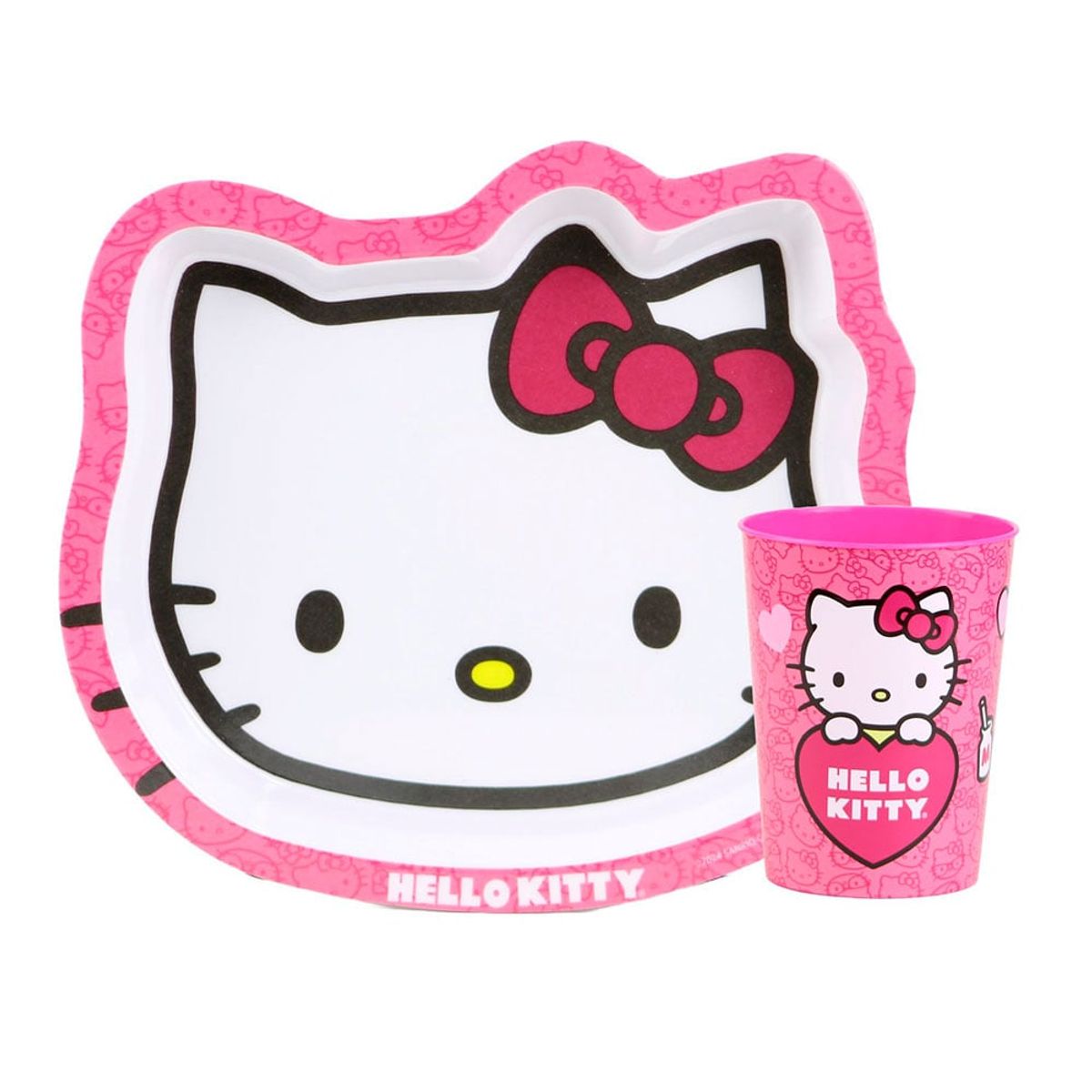 SCOOL - Vajilla Plato forma Hello Kitty Scool Play+Vaso 703800