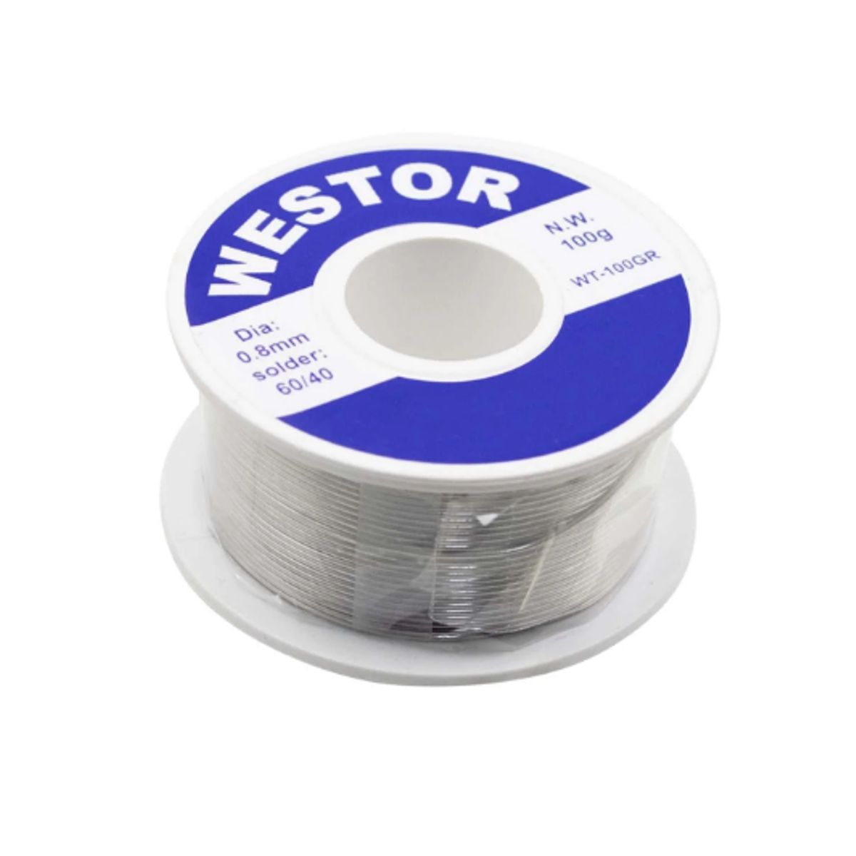WESTOR - Rollo de Estaño 6040 08mm 100gr WT-100GR WESTOR