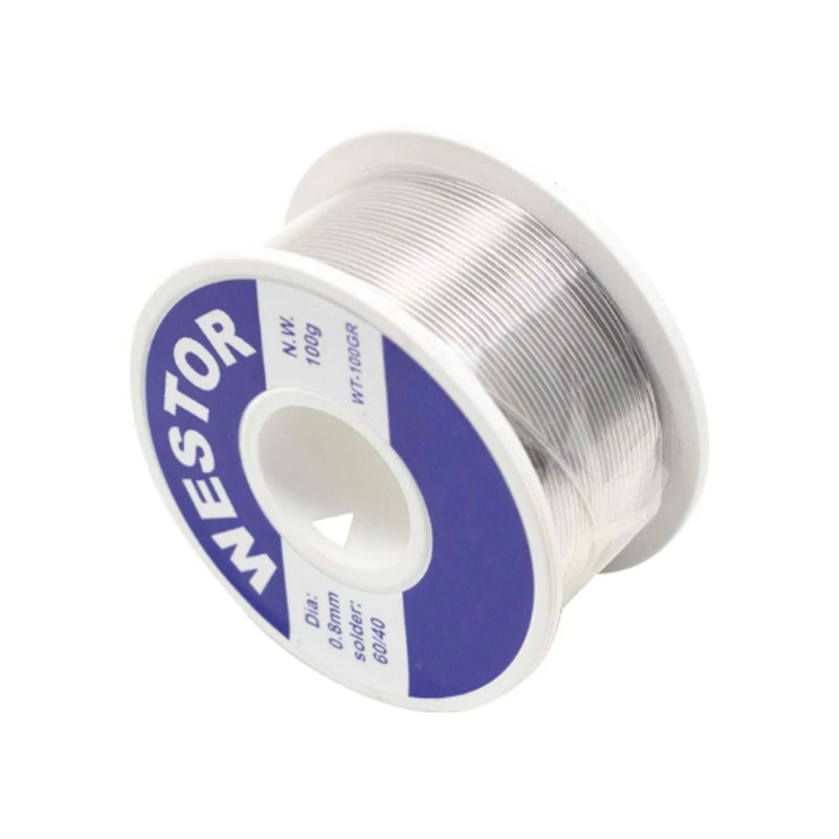 WESTOR - Rollo de Estaño 6040 08mm 100gr WT-100GR WESTOR