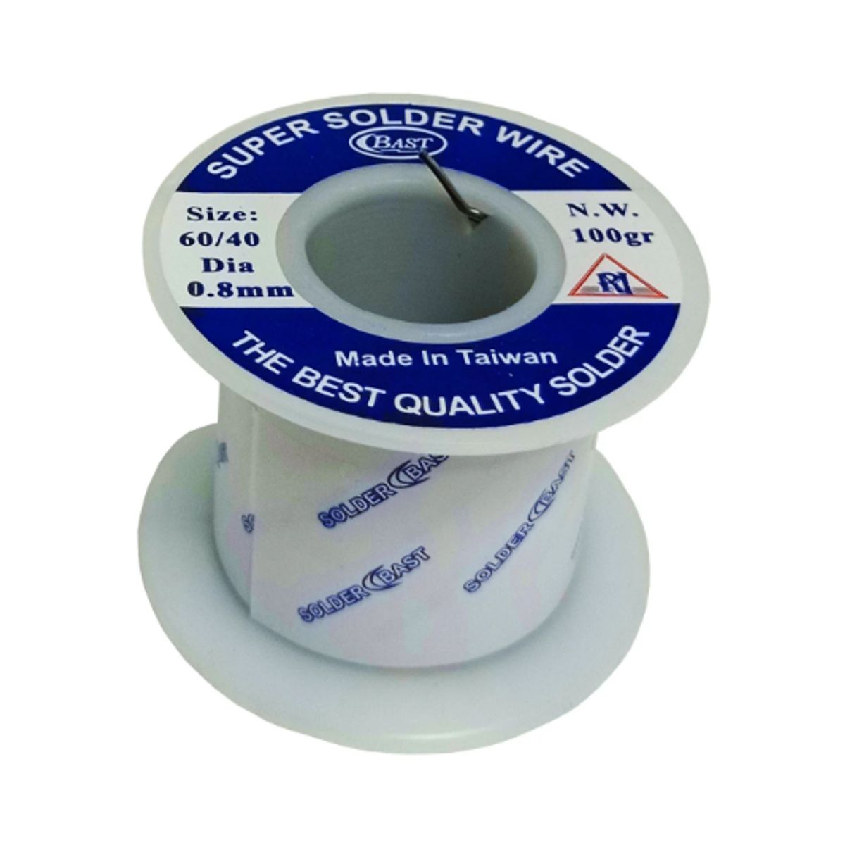 GENERICO - Rollo de Estaño 6040 08mm 100gr 0-8MM-100GR BAST