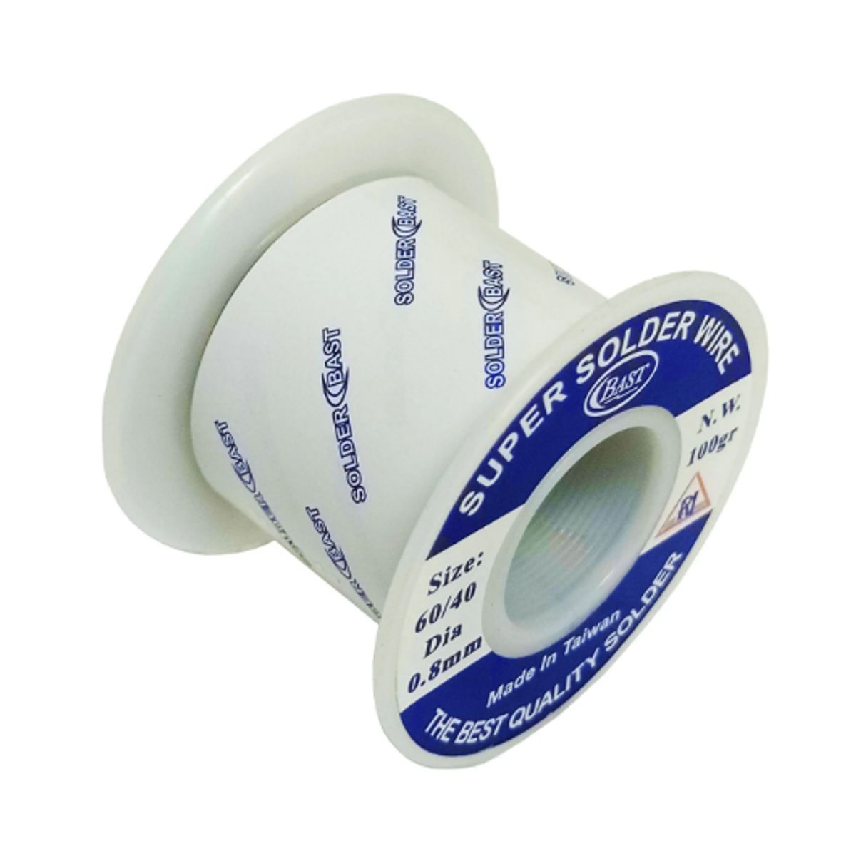 GENERICO - Rollo de Estaño 6040 08mm 100gr 0-8MM-100GR BAST