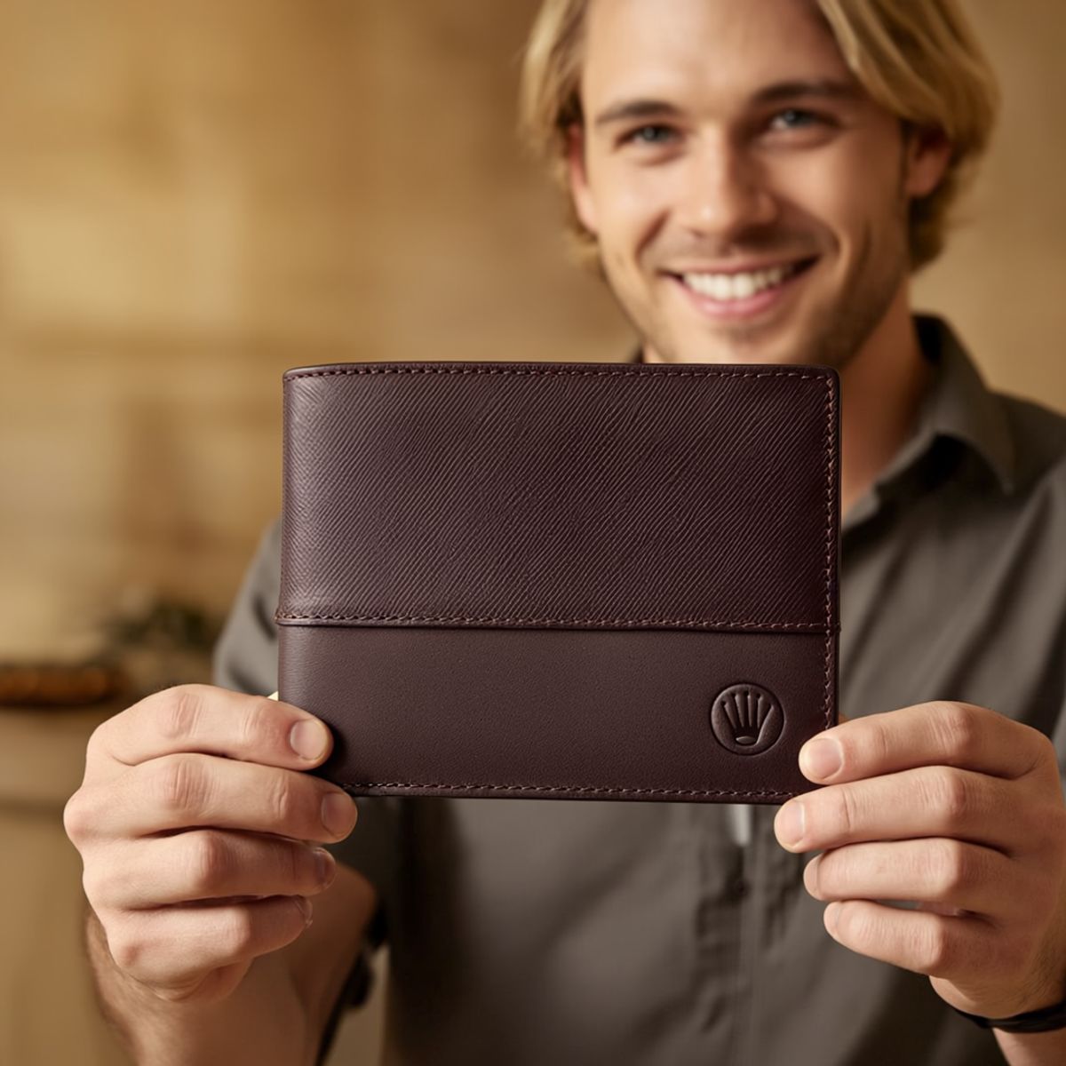 GENERICO - BILLETERA RENZO ELEGANCIA URBANA PARIC MARRON